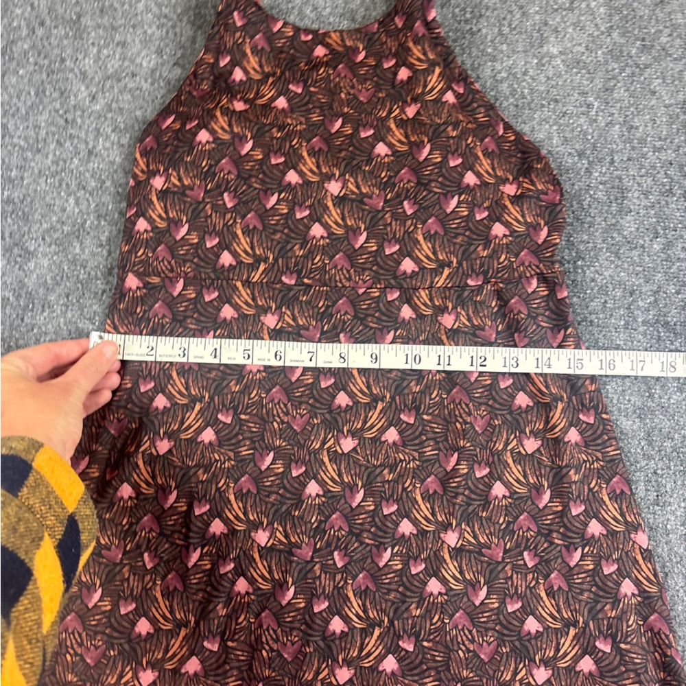 PATAGONIA Women’s Magnolia Spring Dress Block Party: Fertile Brown size: Small - Picture 7 of 10